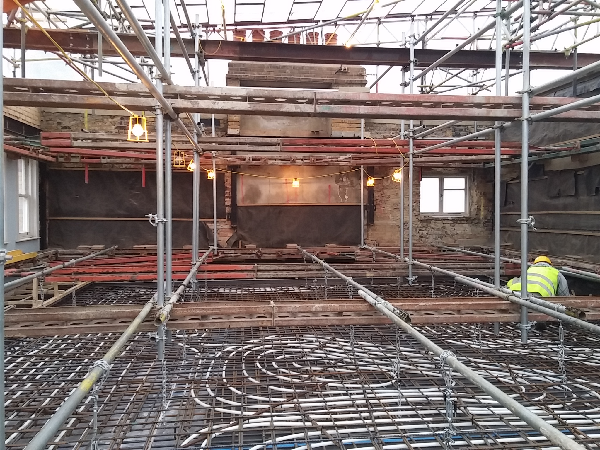 Grosvenor Crescent Mews construction